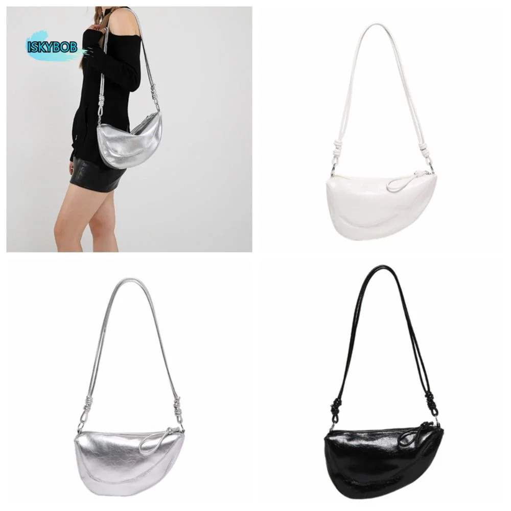 PU Leather Retro Saddle Bag Korean Style Solid Color Crossbody Bags Fashion Design Shoulder Bag Versatile Dumplings Bag Girls
PU Leather Retro Saddle Bag Korean Style Solid Color Crossbody Bags Fashion Design Shoulder Bag Versatile Dumplings Bag Girls