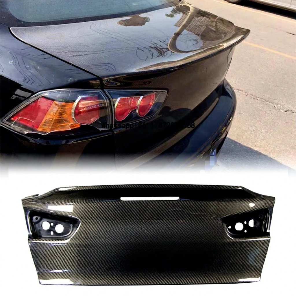For 2007-2016 Lancer Evolution X Modified and Upgraded TDL Ducktail Lightweight Carbon Fiber Trunk Lid
For 2007-2016 Lancer Evolution X Modified and Upgraded TDL Ducktail Lightweight Carbon Fiber Trunk Lid