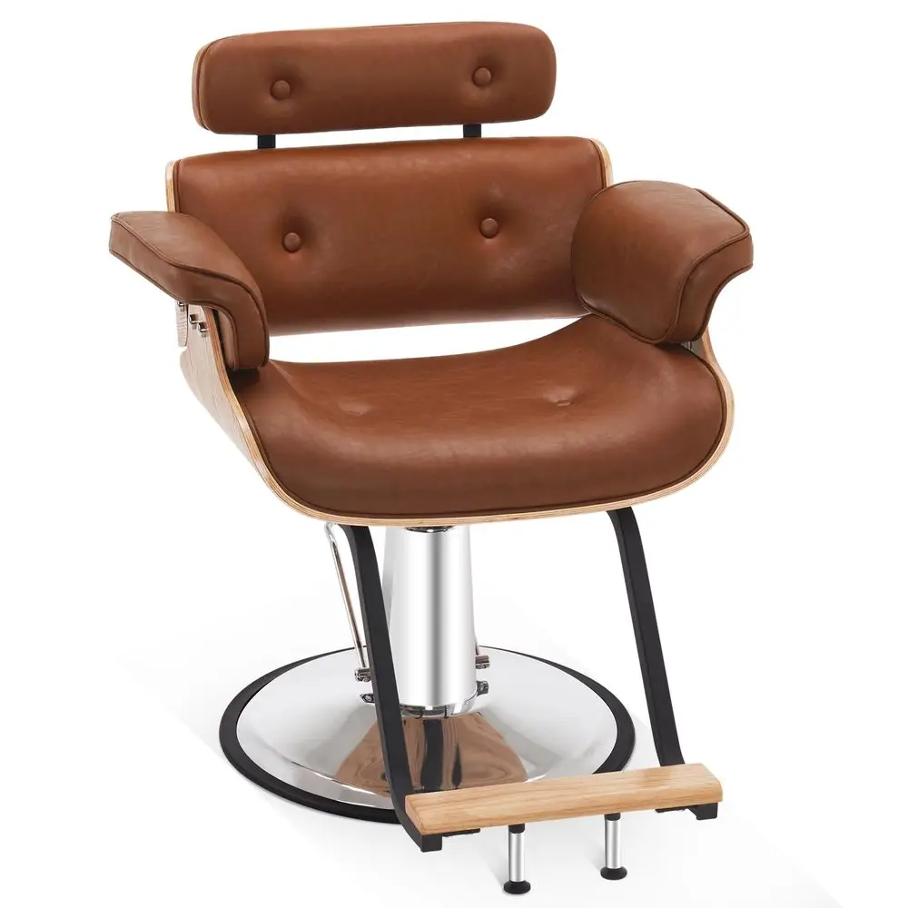 Bend Wooden Salon Chair Hydraulic Chair Hair Cutting Beauty Spa Styling Equipment 8261Brown
Bend Wooden Salon Chair Hydraulic Chair Hair Cutting Beauty Spa Styling Equipment 8261Brown