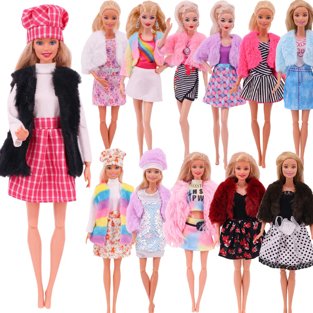 3 Pcs Doll Clothes Hat+Jacket+Skirt, Fashion Outfit,Plush Jacket For 30CM&1/6 BJD Doll Clothes,babi's Doll Accessories,Girl Gift
3 Pcs Doll Clothes Hat+Jacket+Skirt, Fashion Outfit,Plush Jacket For 30CM&1/6 BJD Doll Clothes,babi's Doll Accessories,Girl Gift