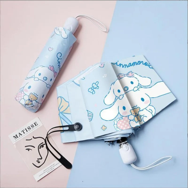 Anime Cartoon Kawaii Sanrio Genuine Cinnamoroll Fully Automatic Umbrella Sun Protection UV Protection Sun Umbrella Student Fold
Anime Cartoon Kawaii Sanrio Genuine Cinnamoroll Fully Automatic Umbrella Sun Protection UV Protection Sun Umbrella Student Fold