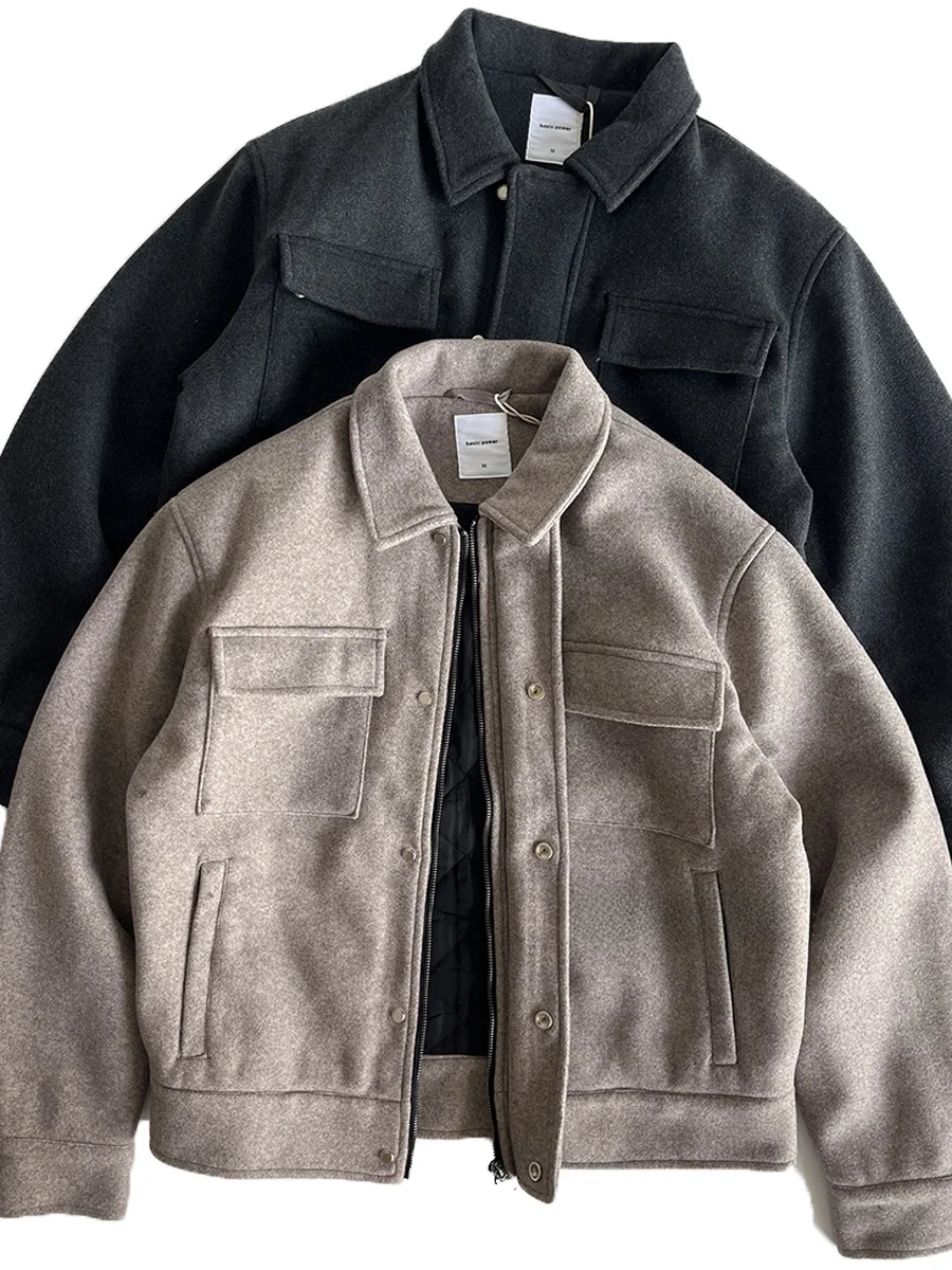 Thickened Short Wide American Style Autumn Winter Heavyweight Pocketed Quilted Cotton Warm Fashionable Men's Woolen Jacket
Thickened Short Wide American Style Autumn Winter Heavyweight Pocketed Quilted Cotton Warm Fashionable Men's Woolen Jacket