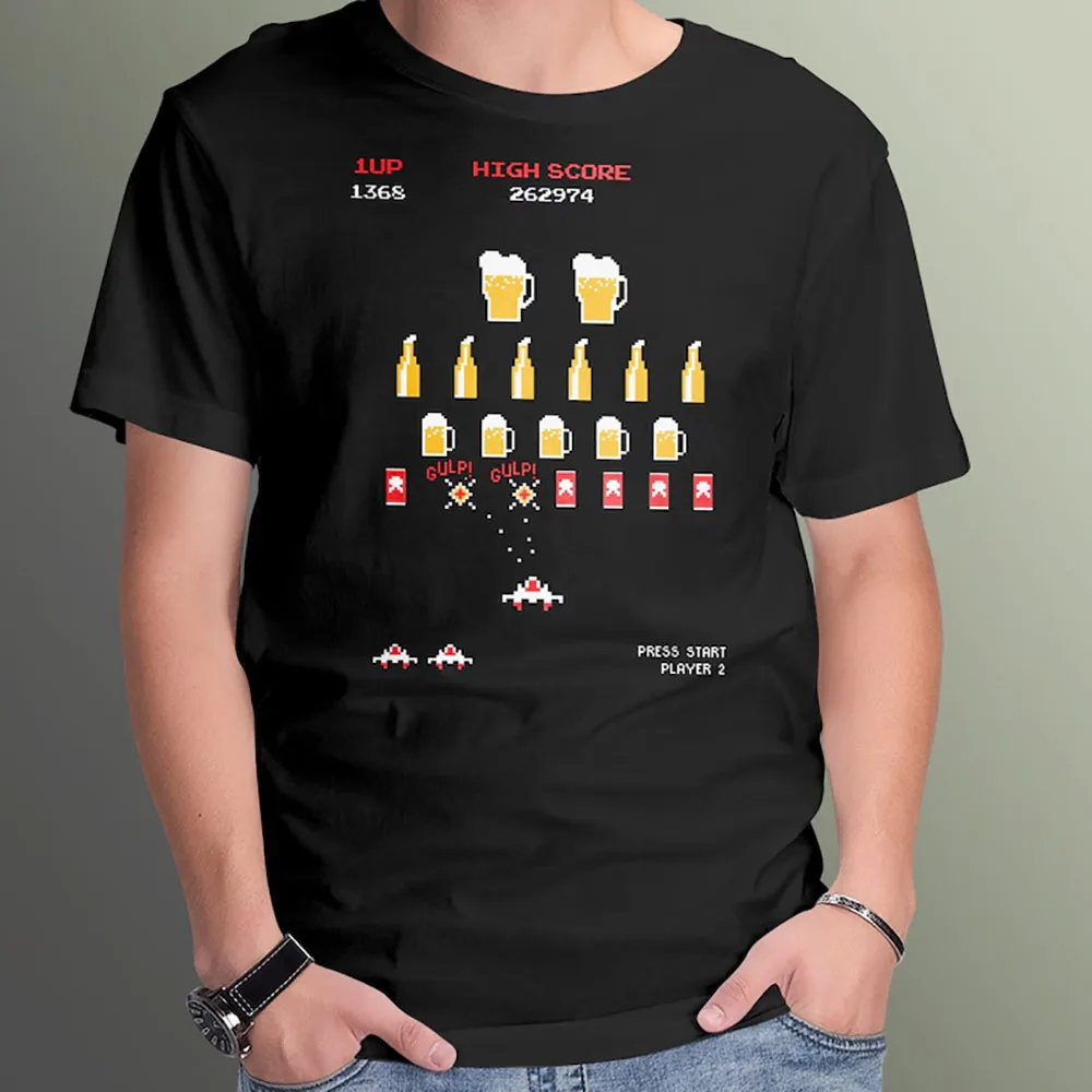 Galaga Shooting Beer Arcade Going For Beer High Score Arcade Video Game And Beer T-Shirt Unique Arcade Shirts Epic Game Wear
Galaga Shooting Beer Arcade Going For Beer High Score Arcade Video Game And Beer T-Shirt Unique Arcade Shirts Epic Game Wear