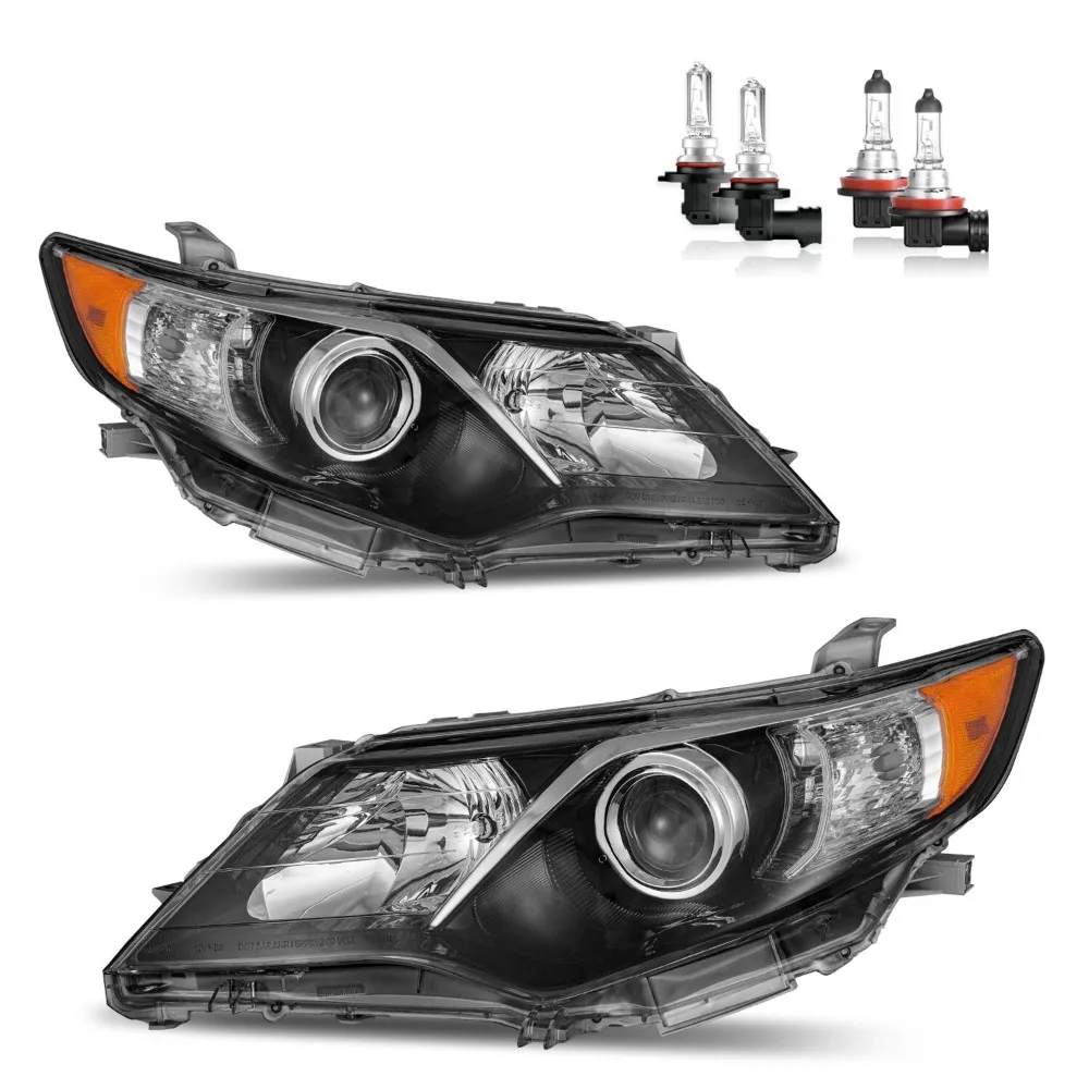 Фары головного света для Toyota Camry 2012, 2013, 2014 годов выпуска, галогенные, с лампами, левая и правая.
Фары головного света для Toyota Camry 2012, 2013, 2014 годов выпуска, галогенные, с лампами, левая и правая.
