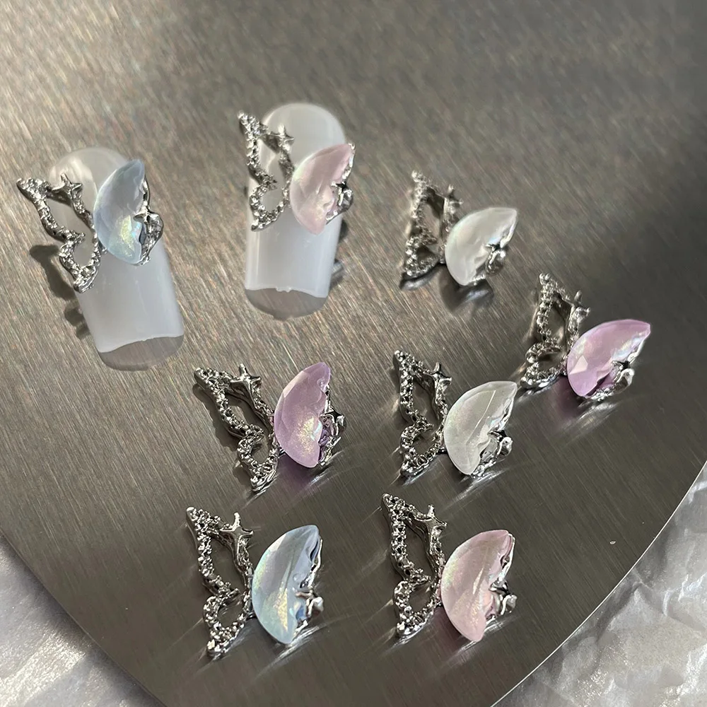 Niche Butterfly Half Hollow Half Fairy Diamond Charms Flashing Aurora Glittering Butterfly Jewelry Three-D Nail Accessories 404s
Niche Butterfly Half Hollow Half Fairy Diamond Charms Flashing Aurora Glittering Butterfly Jewelry Three-D Nail Accessories 404s