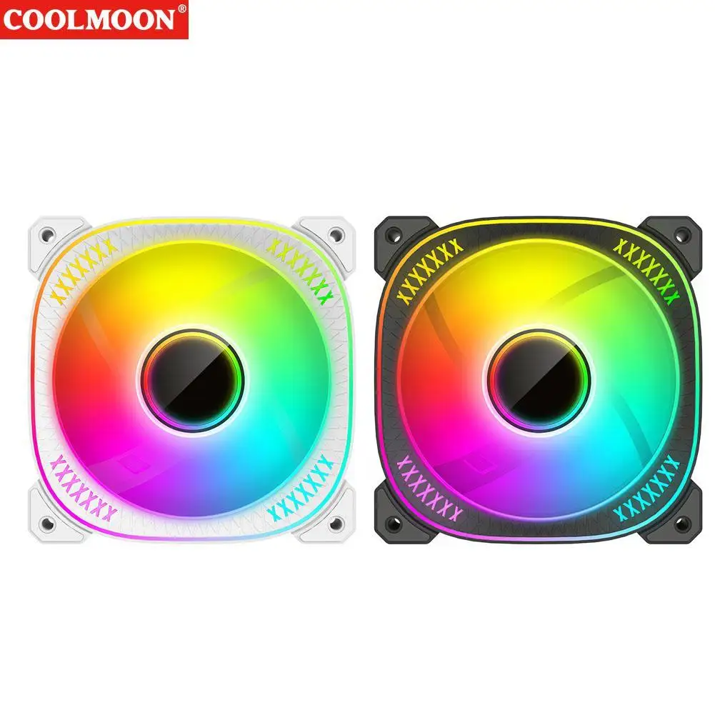 ARGB PC Case Cooling Fan 12V 4PIN PWM Addressable RGB Fan Cyclic Mirror Light Effect ARGB Case Cooler Fan for Computer Case
ARGB PC Case Cooling Fan 12V 4PIN PWM Addressable RGB Fan Cyclic Mirror Light Effect ARGB Case Cooler Fan for Computer Case