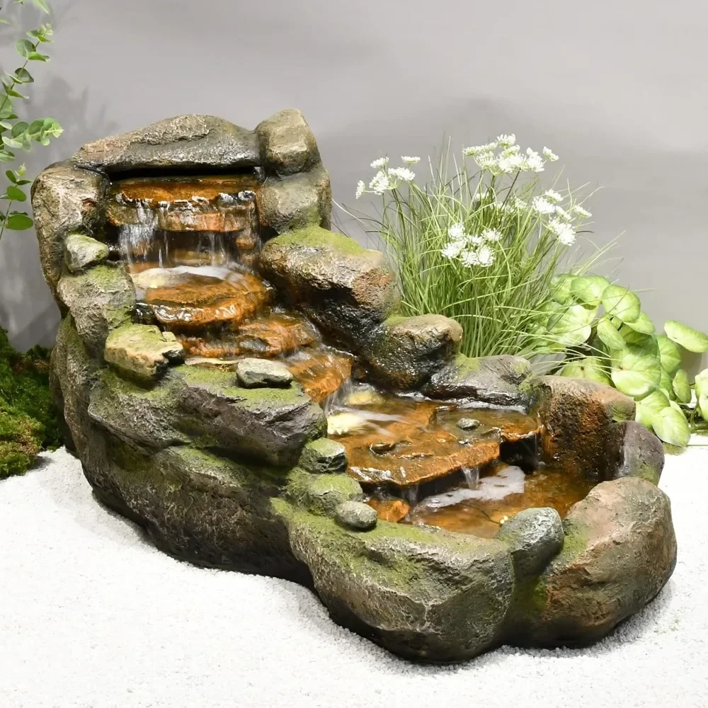 42.1 "L floor standing outdoor fountain with LED lights and pump, suitable for garden, home art decoration, outdoor fountain
42.1 "L floor standing outdoor fountain with LED lights and pump, suitable for garden, home art decoration, outdoor fountain
