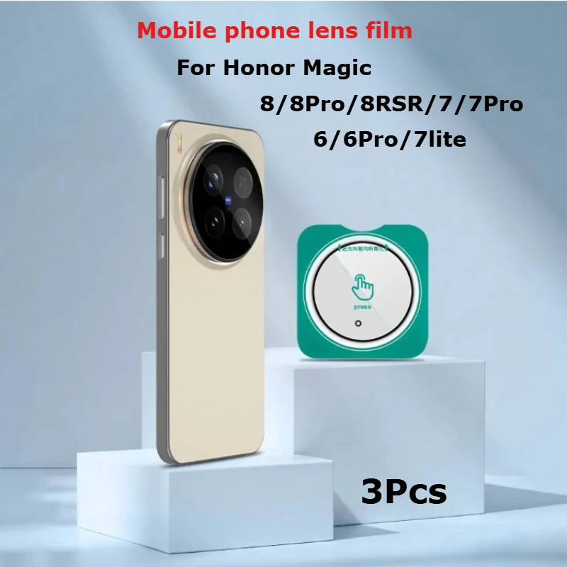 3-Pack Rear Camera Protector For Honor Magic 8 7 6 Pro 8RSR 7 Lite Lens Film Leica Edition Full Coverage Instant Application
3-Pack Rear Camera Protector For Honor Magic 8 7 6 Pro 8RSR 7 Lite Lens Film Leica Edition Full Coverage Instant Application