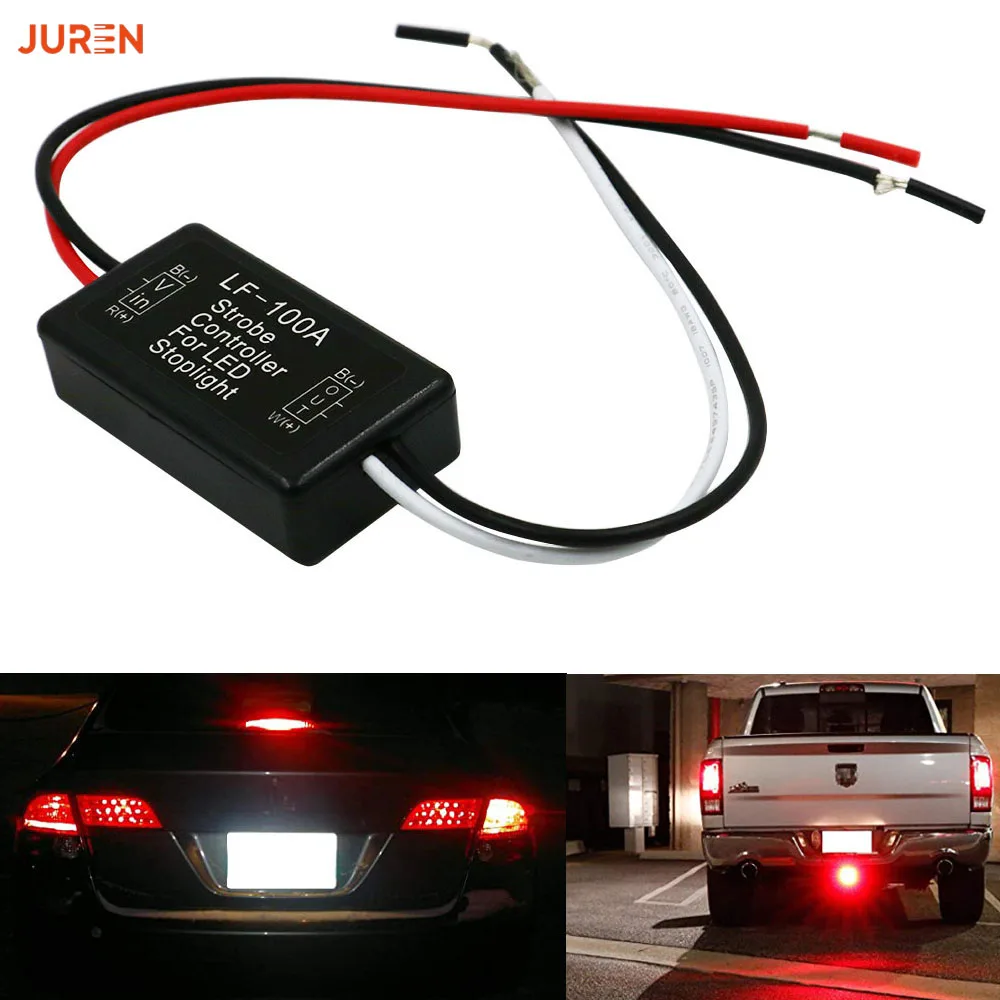 1pcs Flash Controller Strobe Controller Flasher Module for Car LED Brake Stop Light LF-100A
1pcs Flash Controller Strobe Controller Flasher Module for Car LED Brake Stop Light LF-100A