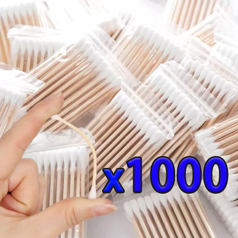 Double Head Wood Cotton Swab Disposable Multifunction Cotton Buds for Women Health Beauty Makeup Nose Ears Cleaning Sticks Tools
Double Head Wood Cotton Swab Disposable Multifunction Cotton Buds for Women Health Beauty Makeup Nose Ears Cleaning Sticks Tools