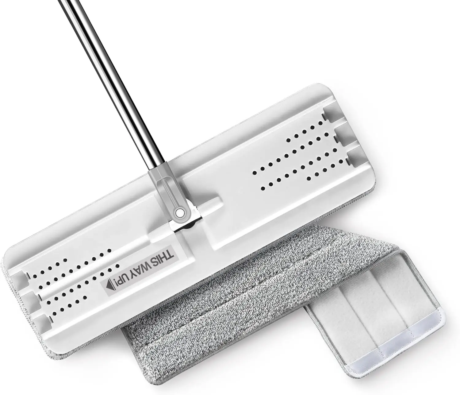 Плоские швабры, швабра из микрофибры для мытья полов и стен, швабра с ручкой 50 дюймов и гибкой плоской насадкой 13 дюймов из микрофибры
Плоские швабры, швабра из микрофибры для мытья полов и стен, швабра с ручкой 50 дюймов и гибкой плоской насадкой 13 дюймов из микрофибры