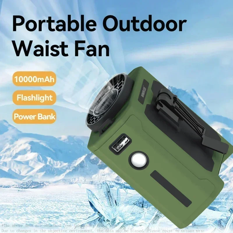 Portable Waist Fan 20000mAh Outdoor Hanging Neck Fan Rechargeable Strong Wind Waist Clip Camping Fan with Power Bank Lighting
Portable Waist Fan 20000mAh Outdoor Hanging Neck Fan Rechargeable Strong Wind Waist Clip Camping Fan with Power Bank Lighting