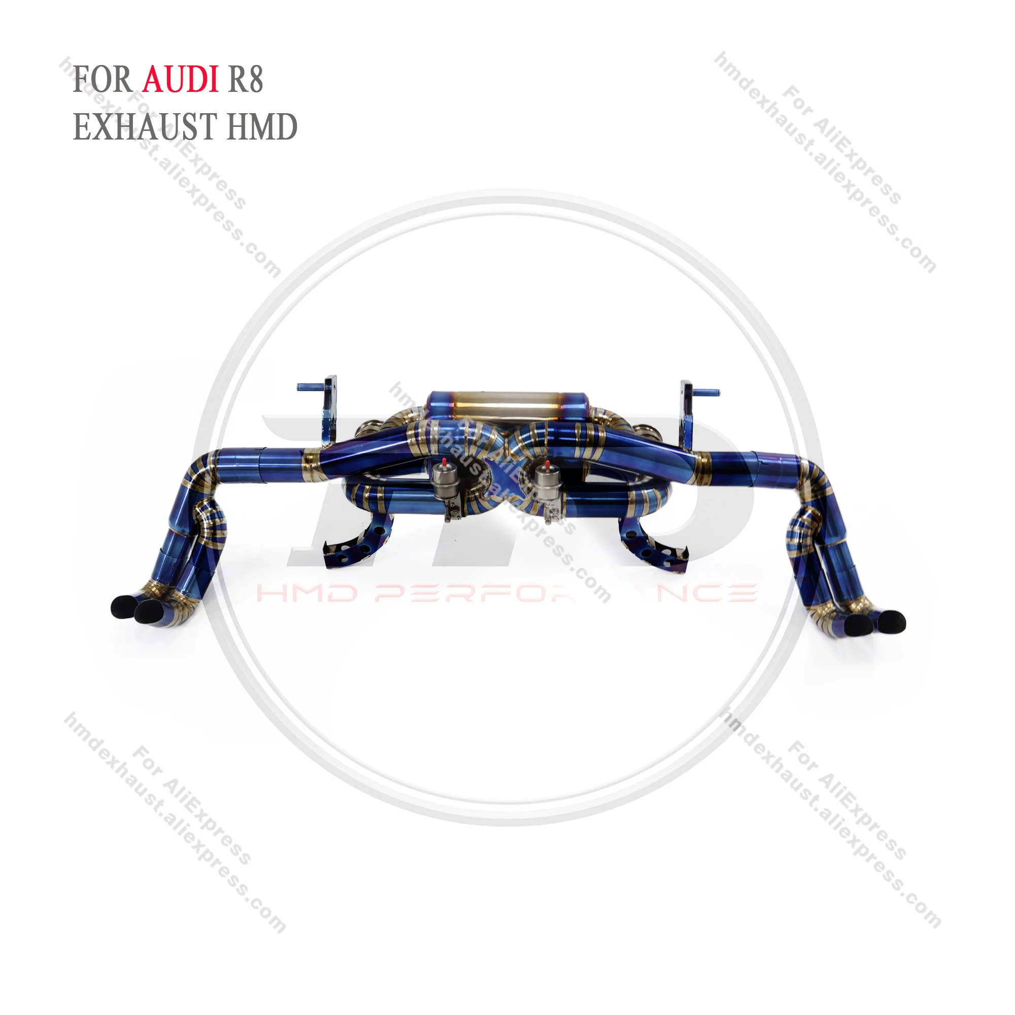 HMD Titanium Alloy Exhaust System Performance Catback for Audi R8 Auto Modification Valve Muffler Single exhaust car accessories
HMD Titanium Alloy Exhaust System Performance Catback for Audi R8 Auto Modification Valve Muffler Single exhaust car accessories