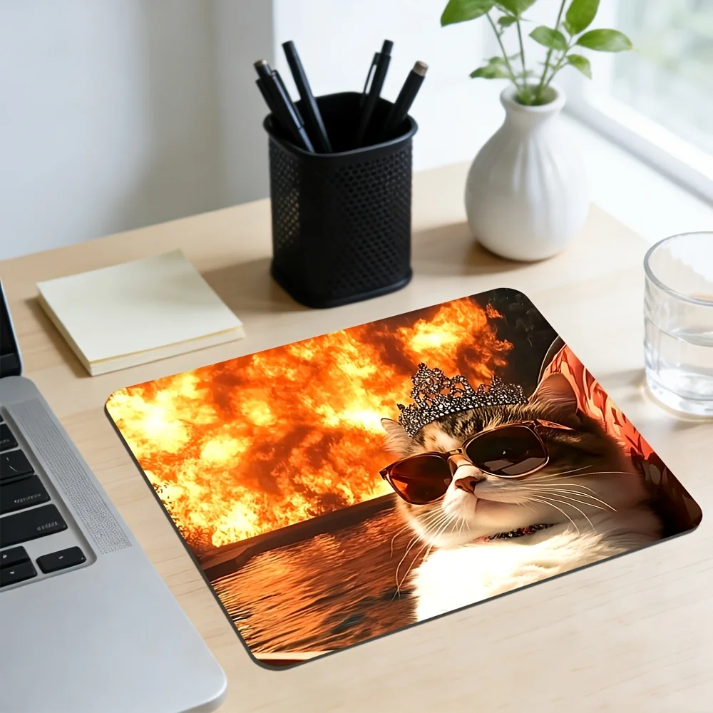 Queen Cat with Sunglasses Laptop Office Mat Small Mouse Pad Rubber Anti-Slip Desk Pad Edge Locking Gaming Mats PC Accessories
Queen Cat with Sunglasses Laptop Office Mat Small Mouse Pad Rubber Anti-Slip Desk Pad Edge Locking Gaming Mats PC Accessories