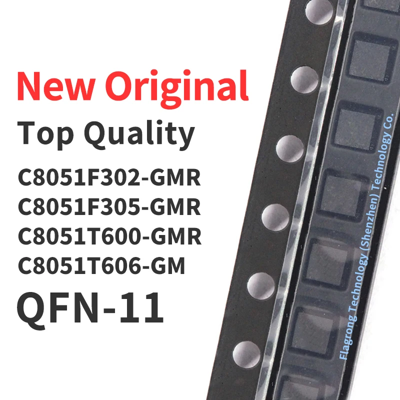 1 Piece C8051F302-GMR C8051F305-GMR C8051T600-GMR C8051T606-GM QFN-11 Chip IC New Original
1 Piece C8051F302-GMR C8051F305-GMR C8051T600-GMR C8051T606-GM QFN-11 Chip IC New Original