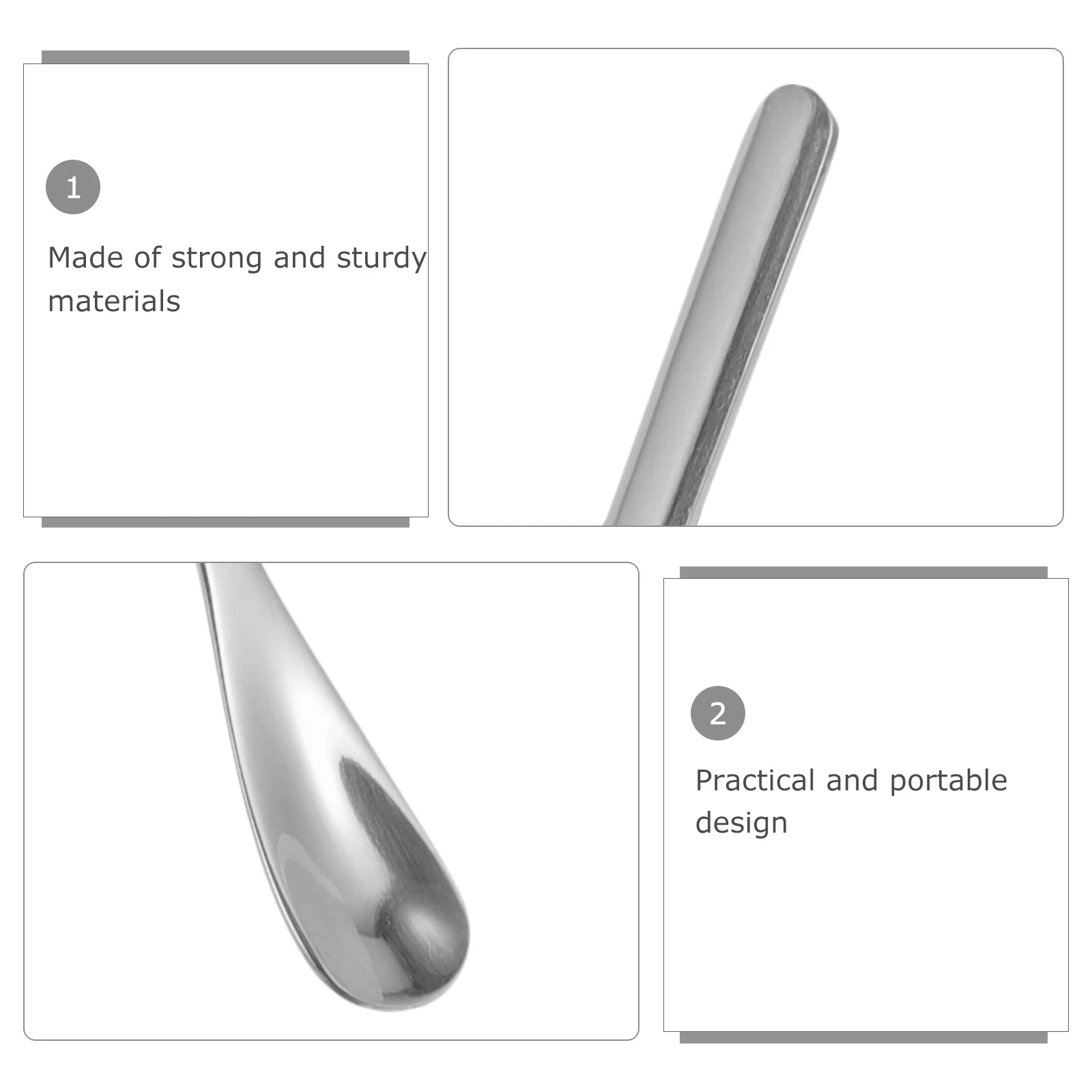 2Pcs Small Pet Feeding Scoop Stainless Steel Reusable Food Spoon Reptile Food Holder Portable Tool Reptile Feeding Spoon
2Pcs Small Pet Feeding Scoop Stainless Steel Reusable Food Spoon Reptile Food Holder Portable Tool Reptile Feeding Spoon