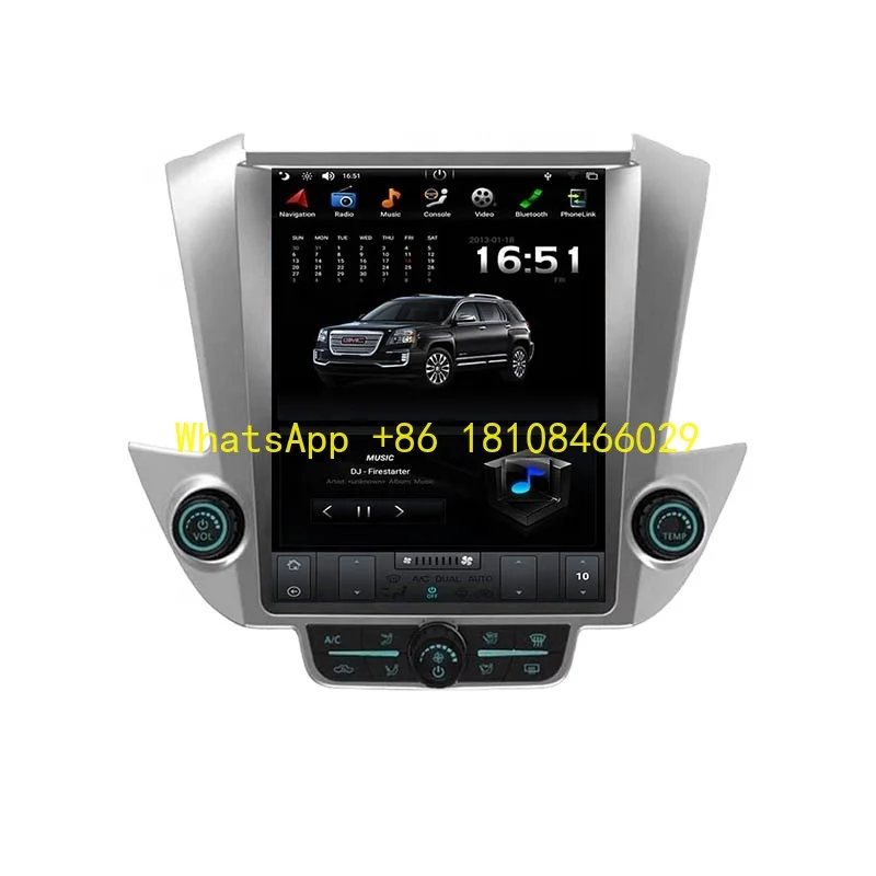 12.1'' Android Car Audio Vertical Screen Car GPS Multimedia Player for GMC Yukon Chevrolet Tahoe Suburban 2014-2021
12.1'' Android Car Audio Vertical Screen Car GPS Multimedia Player for GMC Yukon Chevrolet Tahoe Suburban 2014-2021