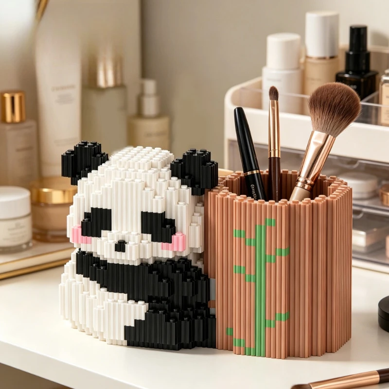 Cute Panda Pen Holder Building Blocks Set DIY Assembly Desk Organizer Cute Animal Pencil Cup Functional Home Office Decor Gift
Cute Panda Pen Holder Building Blocks Set DIY Assembly Desk Organizer Cute Animal Pencil Cup Functional Home Office Decor Gift