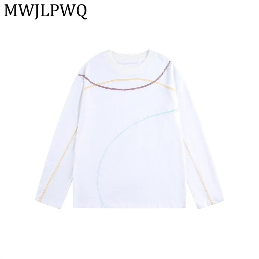 MWJLPWQ Stylish Long-Sleeve T-Shirt For Men Spring Autumn Ins American Trend Irregular Stitching Unique Design Casual Tops 15420
MWJLPWQ Stylish Long-Sleeve T-Shirt For Men Spring Autumn Ins American Trend Irregular Stitching Unique Design Casual Tops 15420