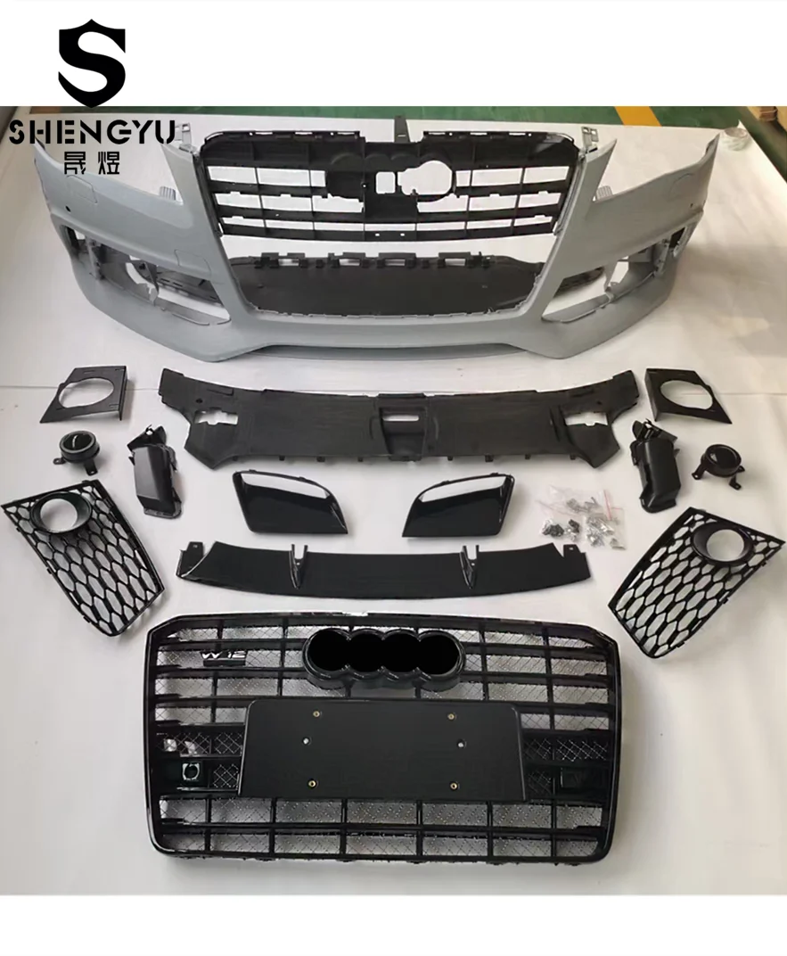 Change to RS8 Model Car Body System for Audi A8 2011-2018 Include Front Bumper and Grille Front Lip
Change to RS8 Model Car Body System for Audi A8 2011-2018 Include Front Bumper and Grille Front Lip