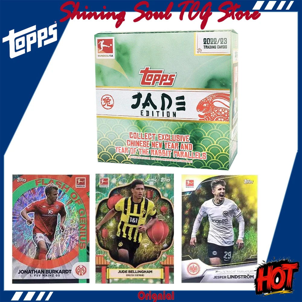 Подлинная 2022-23Topps Bundesliga, китайское издание, серия Year of The Rabbit, ограниченная серия, футбольная коллекционная карта Bellingham Card
Подлинная 2022-23Topps Bundesliga, китайское издание, серия Year of The Rabbit, ограниченная серия, футбольная коллекционная карта Bellingham Card