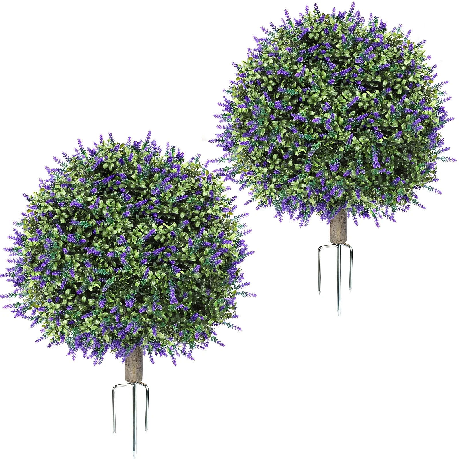 2-Pack Purple Lavender Artificial Topiary Trees – UV-Resistant Faux Ball Plants with Ground Spike for Indoor & Outdoor Use | Realistic Greenery Decor, All-Season Display, Low-Maintenance Living Room, Patio, or Event Styling
2-Pack Purple Lavender Artificial Topiary Trees – UV-Resistant Faux Ball Plants with Ground Spike for Indoor & Outdoor Use | Realistic Greenery Decor, All-Season Display, Low-Maintenance Living Room, Patio, or Event Styling