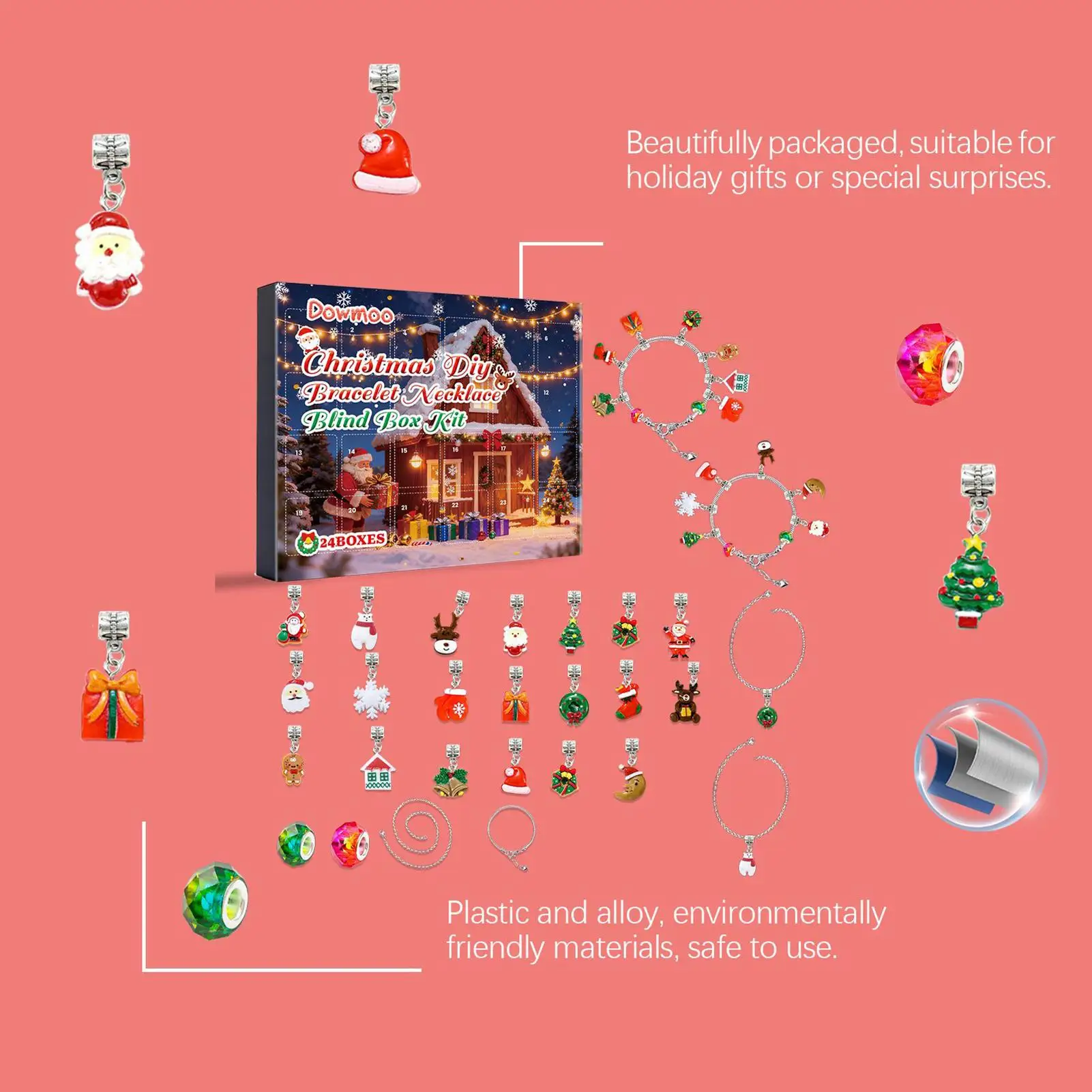 Календарь обратного отсчета для праздника, 24-дневное изготовление ювелирных изделий, веселый календарь активности для девочек-подростков, дочек, жены, вечерние, зимнее празднование
Календарь обратного отсчета для праздника, 24-дневное изготовление ювелирных изделий, веселый календарь активности для девочек-подростков, дочек, жены, вечерние, зимнее празднование