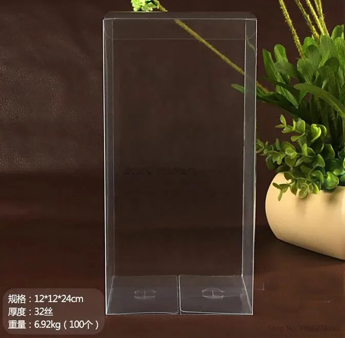 20 Pcs12x12x24cm Wedding Candy Chocolate Gift Box Party Favour Clear PVC DisplayPackaging boxes Free Shipping
20 Pcs12x12x24cm Wedding Candy Chocolate Gift Box Party Favour Clear PVC DisplayPackaging boxes Free Shipping