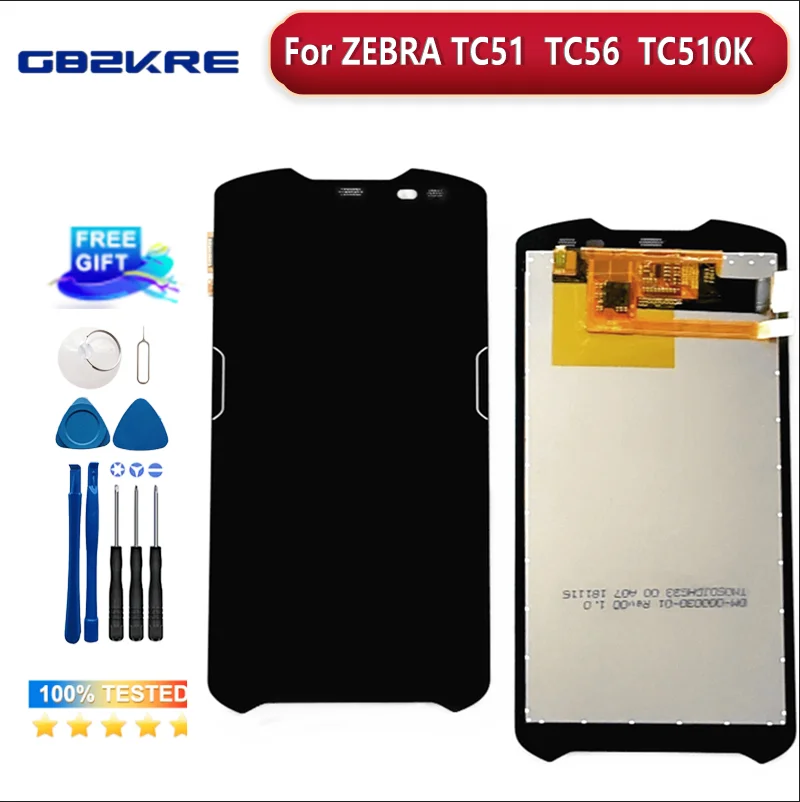 Touch Screen Digitizer lcd Assembly for Zebra TC51 TC510K TC56 TC56dj TC56cj LCD Display, LCD Screen Replacement Parts
Touch Screen Digitizer lcd Assembly for Zebra TC51 TC510K TC56 TC56dj TC56cj LCD Display, LCD Screen Replacement Parts