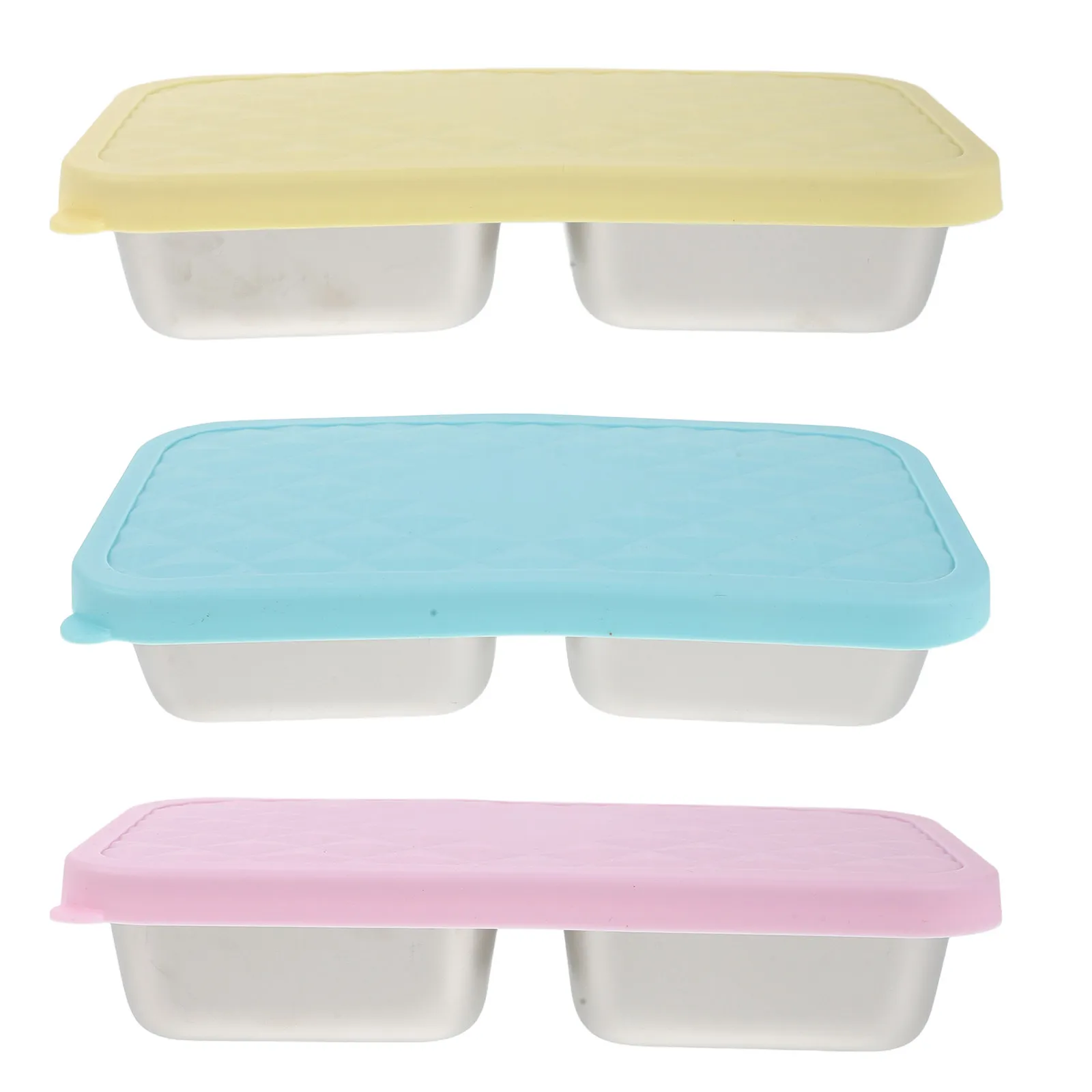 3Pcs Kids Lunch Container Stainless Steel Dual Compartment Toddler Snack Box Reusable Airtight Silicone Lid School Outdoor Food
3Pcs Kids Lunch Container Stainless Steel Dual Compartment Toddler Snack Box Reusable Airtight Silicone Lid School Outdoor Food