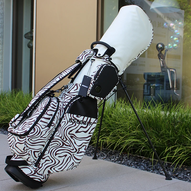 Lightweight golf stand bag 7.5-inch small diameter full set of club bag 5 compartments top frame high-quality synthetic leather
Lightweight golf stand bag 7.5-inch small diameter full set of club bag 5 compartments top frame high-quality synthetic leather