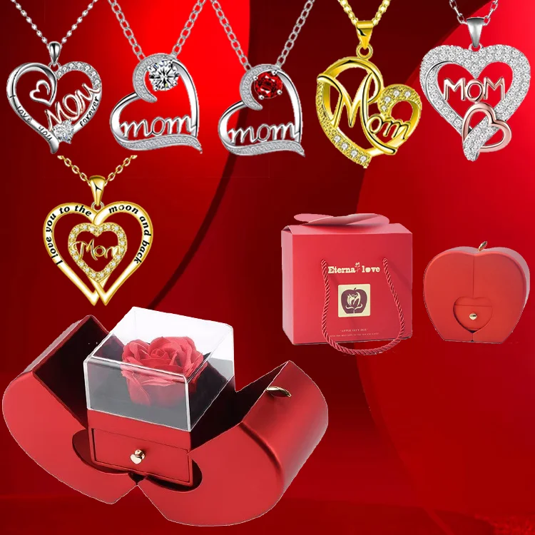 Mom Heart Necklaces With Luxury Apple Rose Gift Box Suitable For Mother Day Romantic 2025 Surprised Fashion Jewelry7
Mom Heart Necklaces With Luxury Apple Rose Gift Box Suitable For Mother Day Romantic 2025 Surprised Fashion Jewelry7