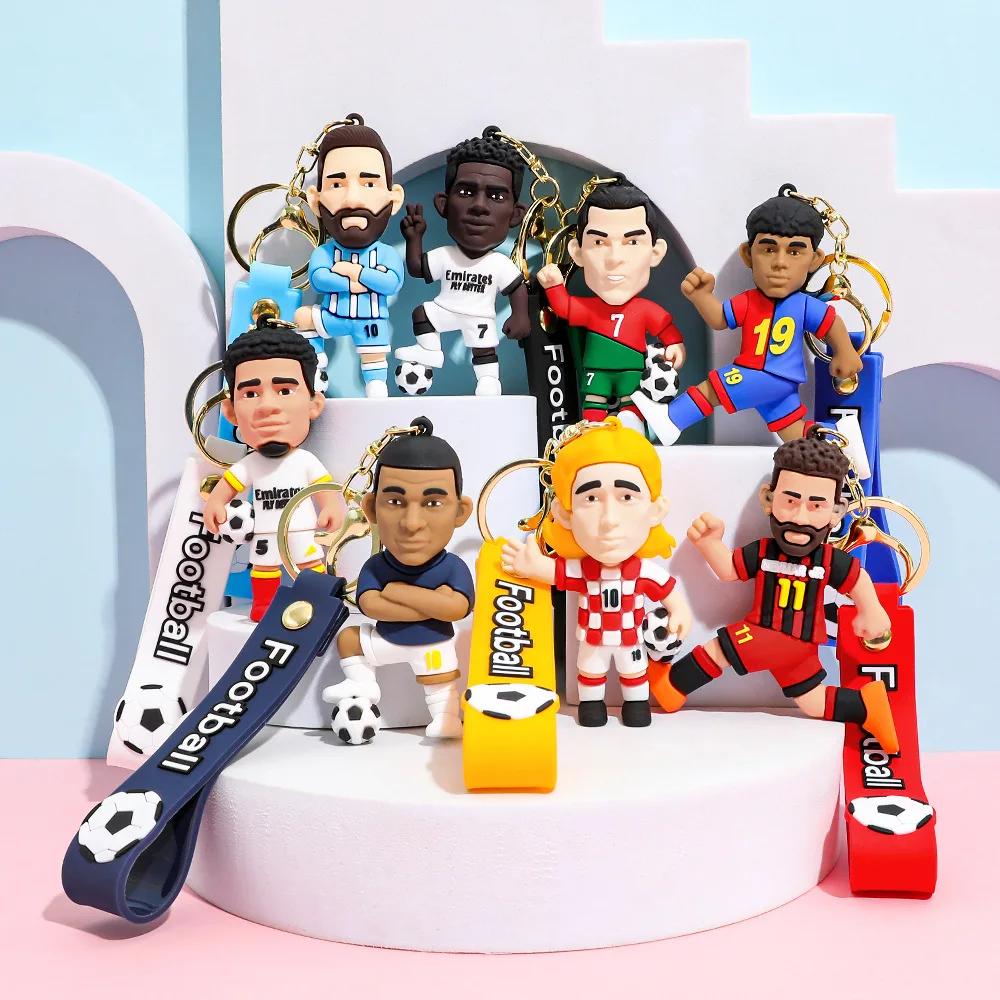 Football Jersey Keychain Cartoon Soccer Birthday Party Supplies Toy Key Ring Cristiano Ronaldo Messii Souvenir Gifts for Fans
Football Jersey Keychain Cartoon Soccer Birthday Party Supplies Toy Key Ring Cristiano Ronaldo Messii Souvenir Gifts for Fans