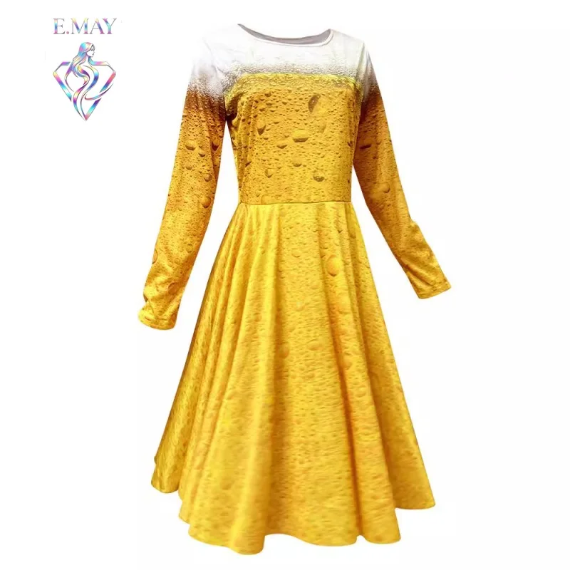 2025 Halloween Beer Dress Long Sleeve Women's Costume Holiday Party Outfit Casual Fashionable Ladies' Traditional Clothing
2025 Halloween Beer Dress Long Sleeve Women's Costume Holiday Party Outfit Casual Fashionable Ladies' Traditional Clothing