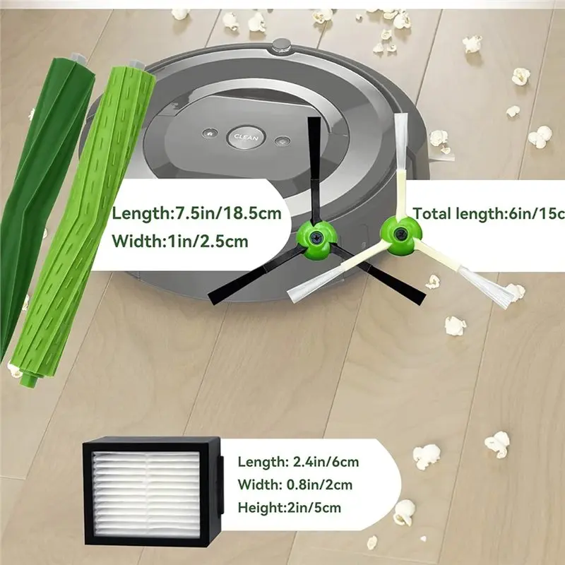 Запасные части для Roomba E5, E6, E7, I1, I1, I3, сменные щетки для Irobot
Запасные части для Roomba E5, E6, E7, I1, I1, I3, сменные щетки для Irobot