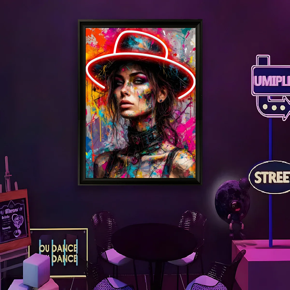 Retro Wall Painting USB Powered LED Neon Light Music Studio Bar Party Gaming Room Bedroom Decoration Gift Art Wall Light
Retro Wall Painting USB Powered LED Neon Light Music Studio Bar Party Gaming Room Bedroom Decoration Gift Art Wall Light