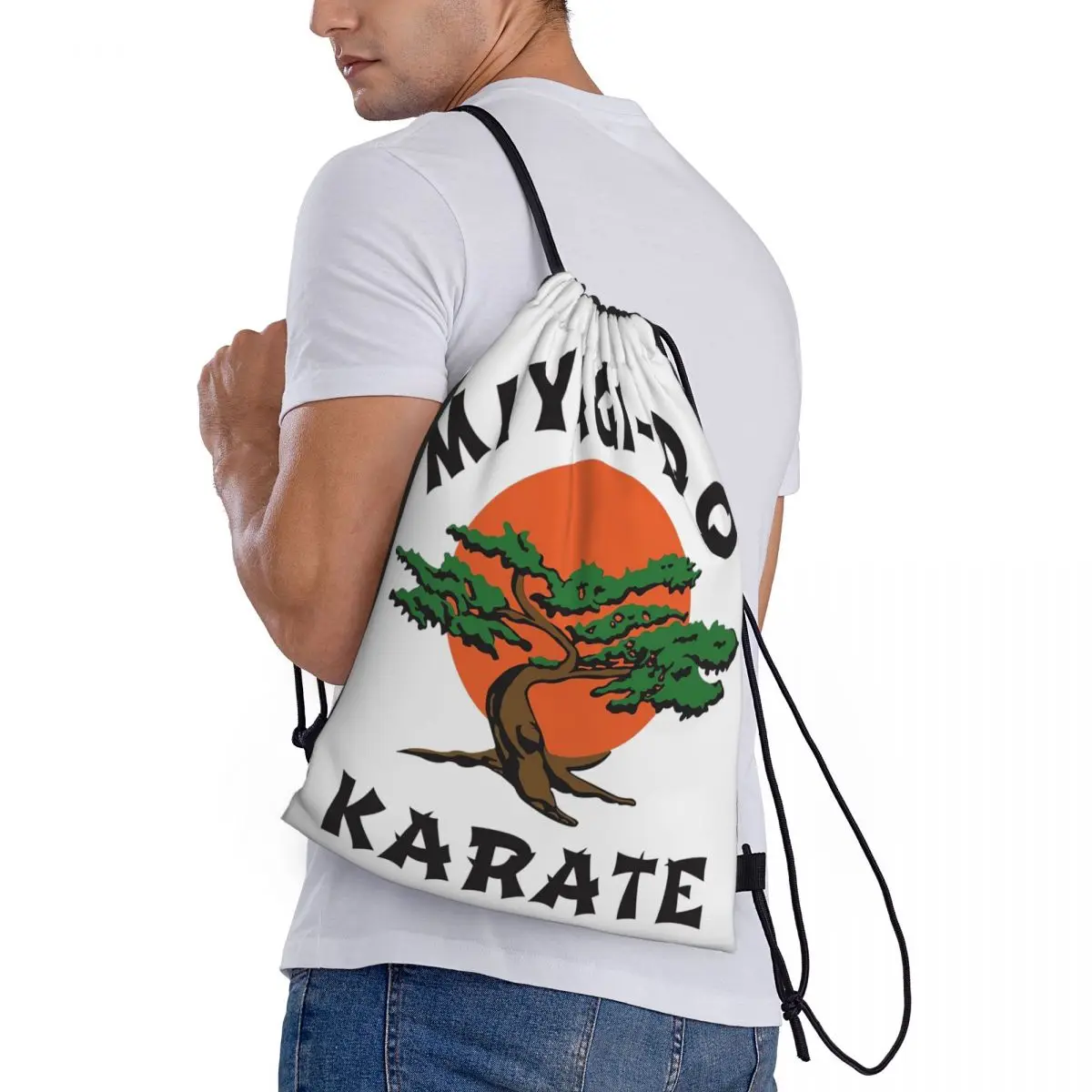 Miyagi Do Jo Karate Martial Backpacks Portable Drawstring Bags Sundries Bag Book Bags for Travel School
Miyagi Do Jo Karate Martial Backpacks Portable Drawstring Bags Sundries Bag Book Bags for Travel School