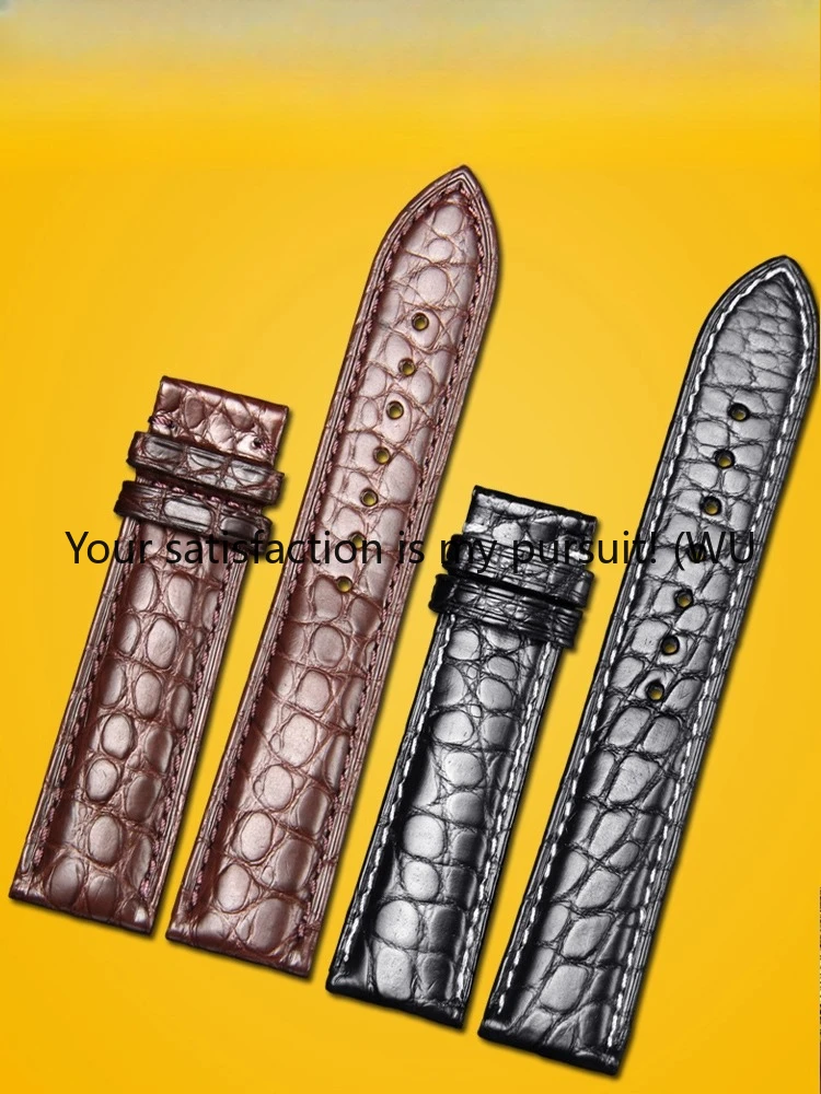 Leather Watch Strap Men's Suitable for Tissot Omega Mido Strap Women's 20 Brown Black Alligator Leather
Leather Watch Strap Men's Suitable for Tissot Omega Mido Strap Women's 20 Brown Black Alligator Leather