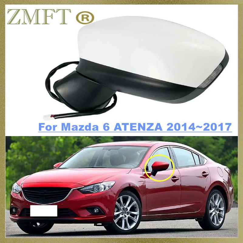 1PCS Car Rearview Mirror Assembly 7 8 9 Wire With Electric Auto Heat Foldable Blind Spot For Mazda 6 ATENZA 2014 2015 2016 2017
1PCS Car Rearview Mirror Assembly 7 8 9 Wire With Electric Auto Heat Foldable Blind Spot For Mazda 6 ATENZA 2014 2015 2016 2017