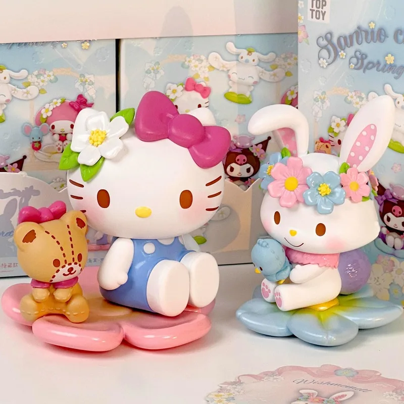 New In Stock Genuine Sanrio Characters Spring Flower Series Blind Box Hellokitty Wishmewell My Melody Collectibles Desktop Toy
New In Stock Genuine Sanrio Characters Spring Flower Series Blind Box Hellokitty Wishmewell My Melody Collectibles Desktop Toy