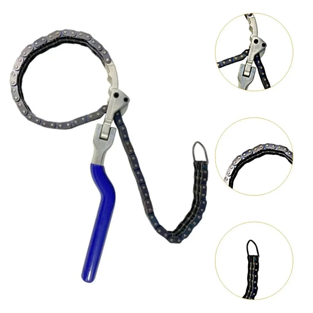 Инструмент для ключа цепного фильтра с регулируемой угловой ручкой и гибкой цепью для разборки масляного фильтра и обслуживания
Инструмент для ключа цепного фильтра с регулируемой угловой ручкой и гибкой цепью для разборки масляного фильтра и обслуживания