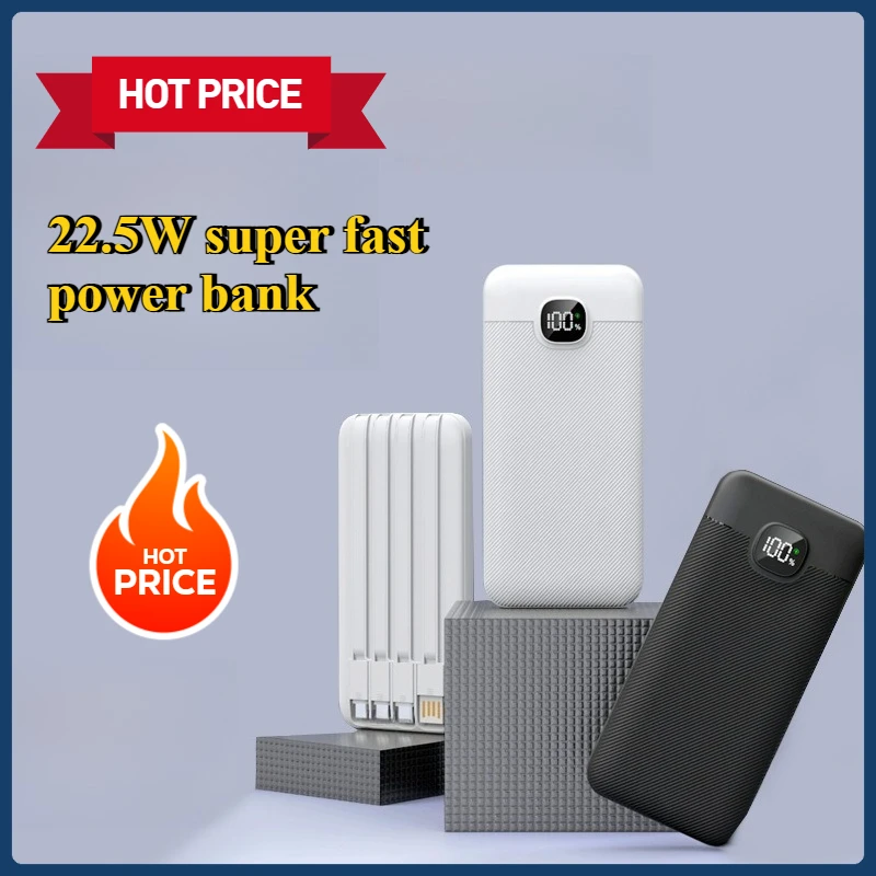The Power Supply Comes with A Cable of 22.5W Super Fast Power Bank Light and Thin 10000mAh
The Power Supply Comes with A Cable of 22.5W Super Fast Power Bank Light and Thin 10000mAh