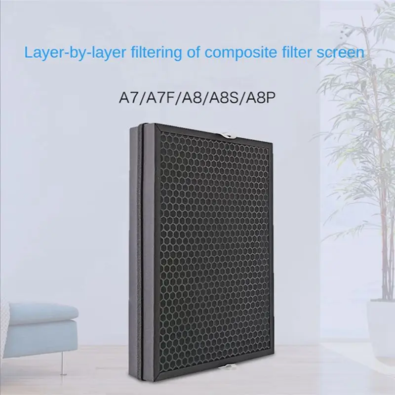 goodok HEPA Filter Activated Carbon Filter Suitable for Airx A7 / A7F / A8 / A8S / A8P Air Purifier Parts
goodok HEPA Filter Activated Carbon Filter Suitable for Airx A7 / A7F / A8 / A8S / A8P Air Purifier Parts