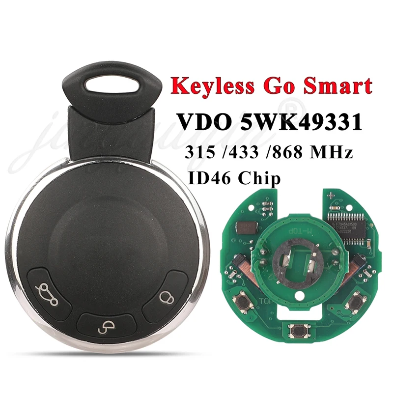 Jingyuqin Keyless Go Smart Remote Автомобильный ключ для BMW Mini Cooper R56 Cabrio R57 Clubman Countryman R60 R61 Брелок 315/433/868 МГц 
Jingyuqin Keyless Go Smart Remote Автомобильный ключ для BMW Mini Cooper R56 Cabrio R57 Clubman Countryman R60 R61 Брелок 315/433/868 МГц