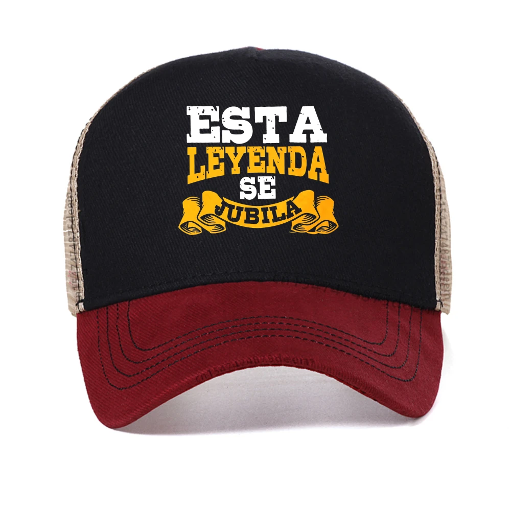 ESTA LEYENDA SE JUBILA cap Retro Spanish Texts Retirement Dad baseball caps Unisex mesh adjustable trucker hats
ESTA LEYENDA SE JUBILA cap Retro Spanish Texts Retirement Dad baseball caps Unisex mesh adjustable trucker hats