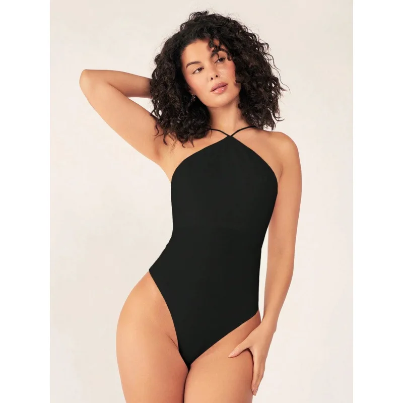 Loose Halter Jumpsuit Women's Low Waist Short Pant Leggings Cross-Border T 42883 Hanging Neck Wide Leg Jumpsuit
Loose Halter Jumpsuit Women's Low Waist Short Pant Leggings Cross-Border T 42883 Hanging Neck Wide Leg Jumpsuit