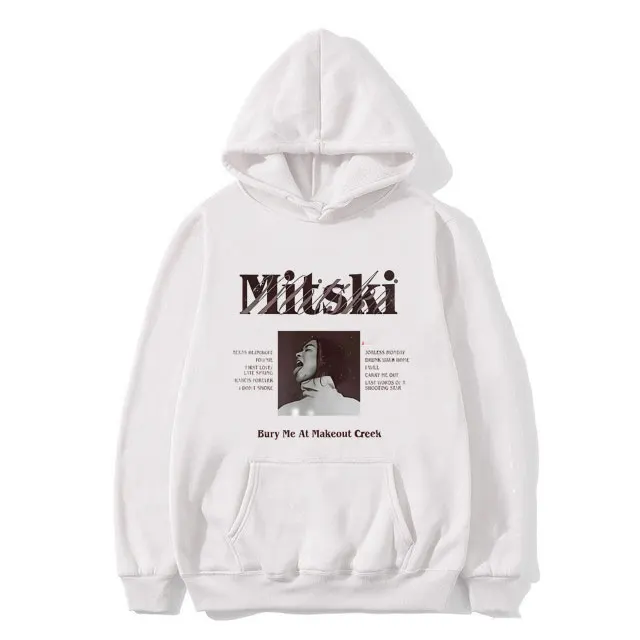 Толстовка Mitski с принтом альбома, мужская и женская модная уличная одежда оверсайз, Мужской винтажный Повседневный пуловер, флисовые хлопковые толстовки унисекс
Толстовка Mitski с принтом альбома, мужская и женская модная уличная одежда оверсайз, Мужской винтажный Повседневный пуловер, флисовые хлопковые толстовки унисекс