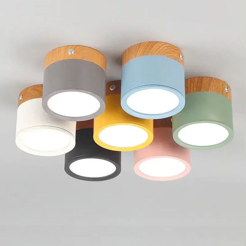 LED Downlight dimmable 7W 10W 12W 15W Nordic wood modern Led surface mounted ceiling spot, interior decoration
LED Downlight dimmable 7W 10W 12W 15W Nordic wood modern Led surface mounted ceiling spot, interior decoration