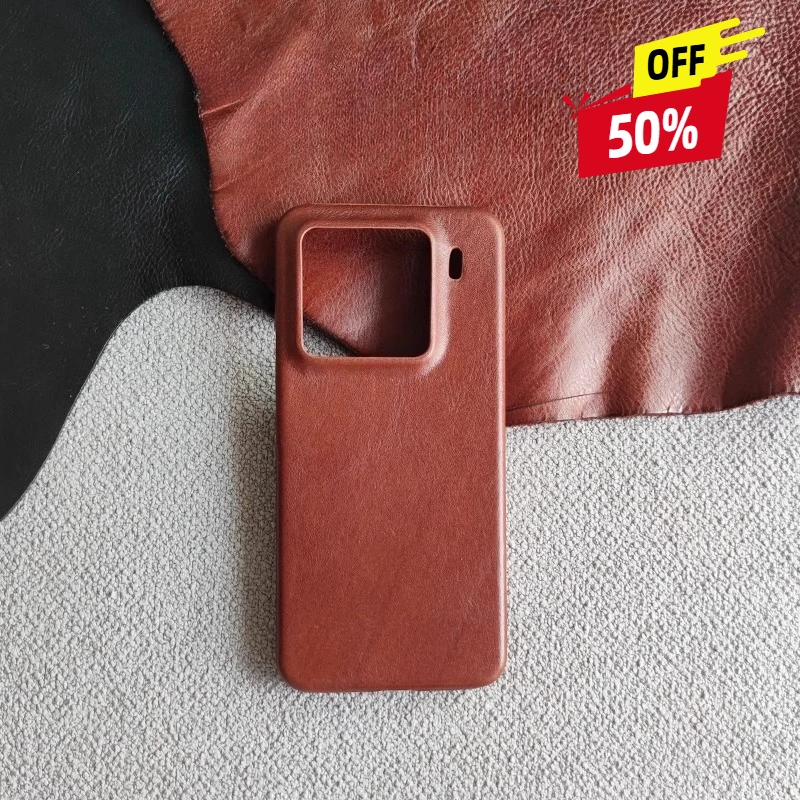 Premium Cowhide Genuine Leather Case For Xiaomi 15 Pro 15S 14 Pro Oil Wax Pattern Real Leather Protective Cover
Premium Cowhide Genuine Leather Case For Xiaomi 15 Pro 15S 14 Pro Oil Wax Pattern Real Leather Protective Cover