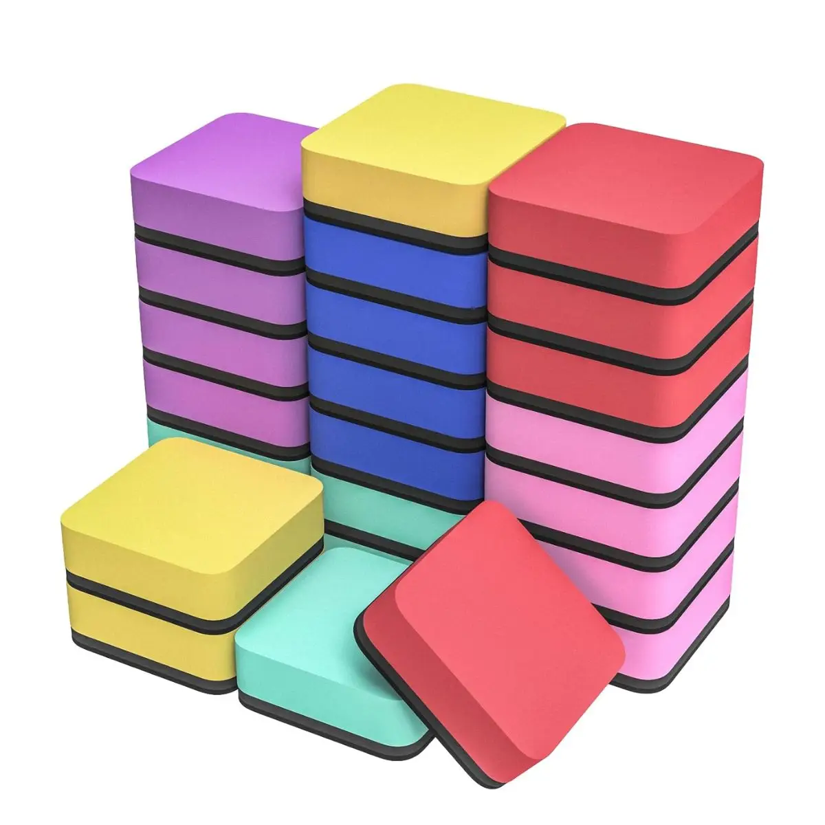 20Pcs Random Colors Whiteboard Dry Erase Erasers Chalkboard Cleansers for Classroom School Supplies and Office
20Pcs Random Colors Whiteboard Dry Erase Erasers Chalkboard Cleansers for Classroom School Supplies and Office